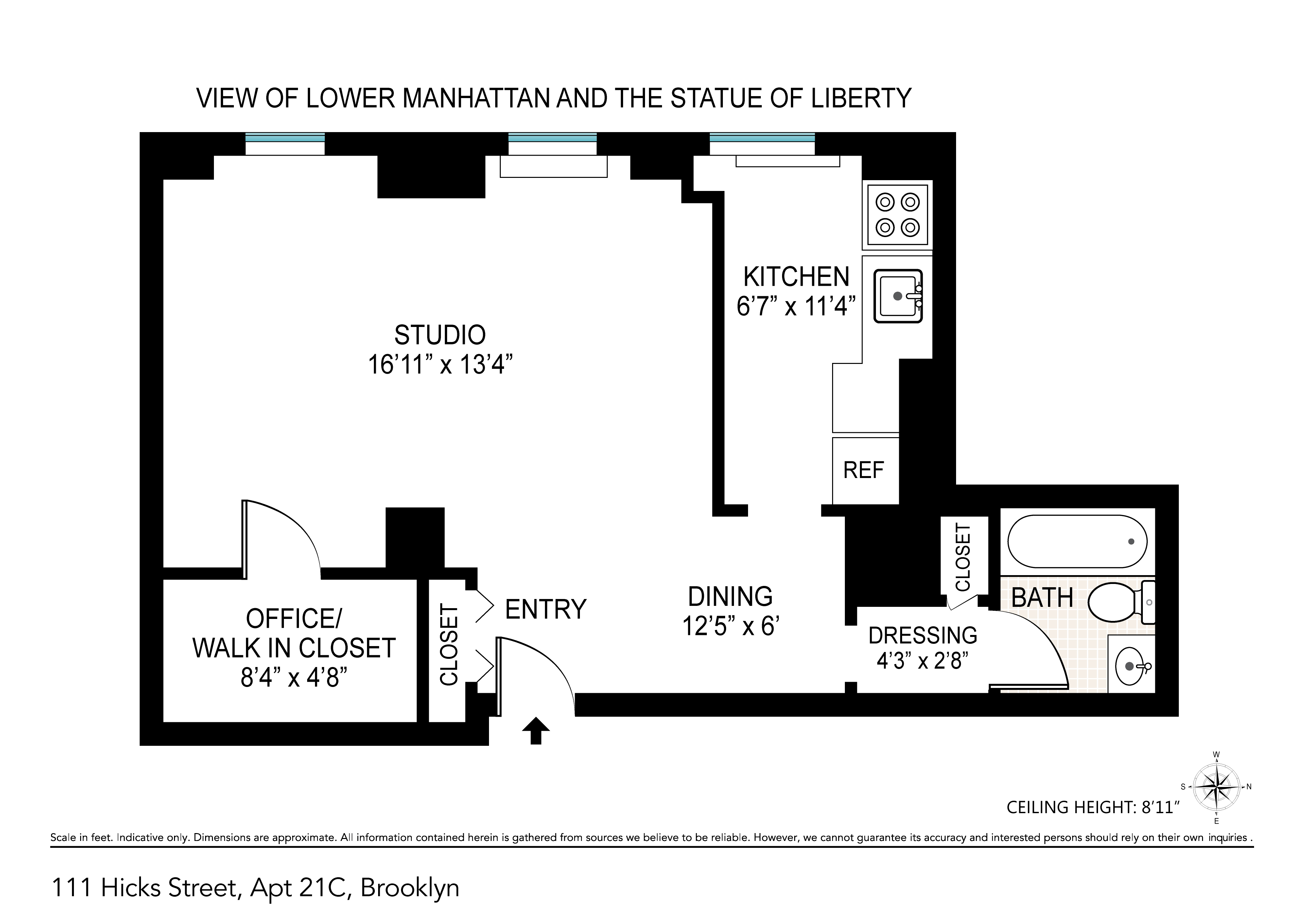 111 Hicks Street 21C Brooklyn Heights Brooklyn NY 11201