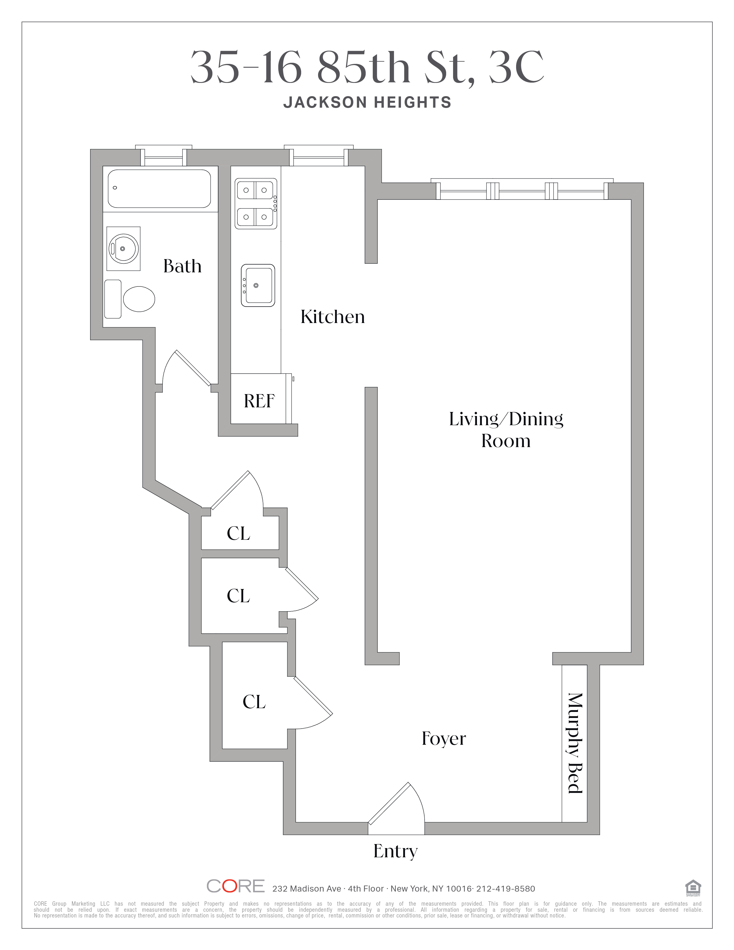35-16 85th Street 3C Jackson Heights Queens NY 11372