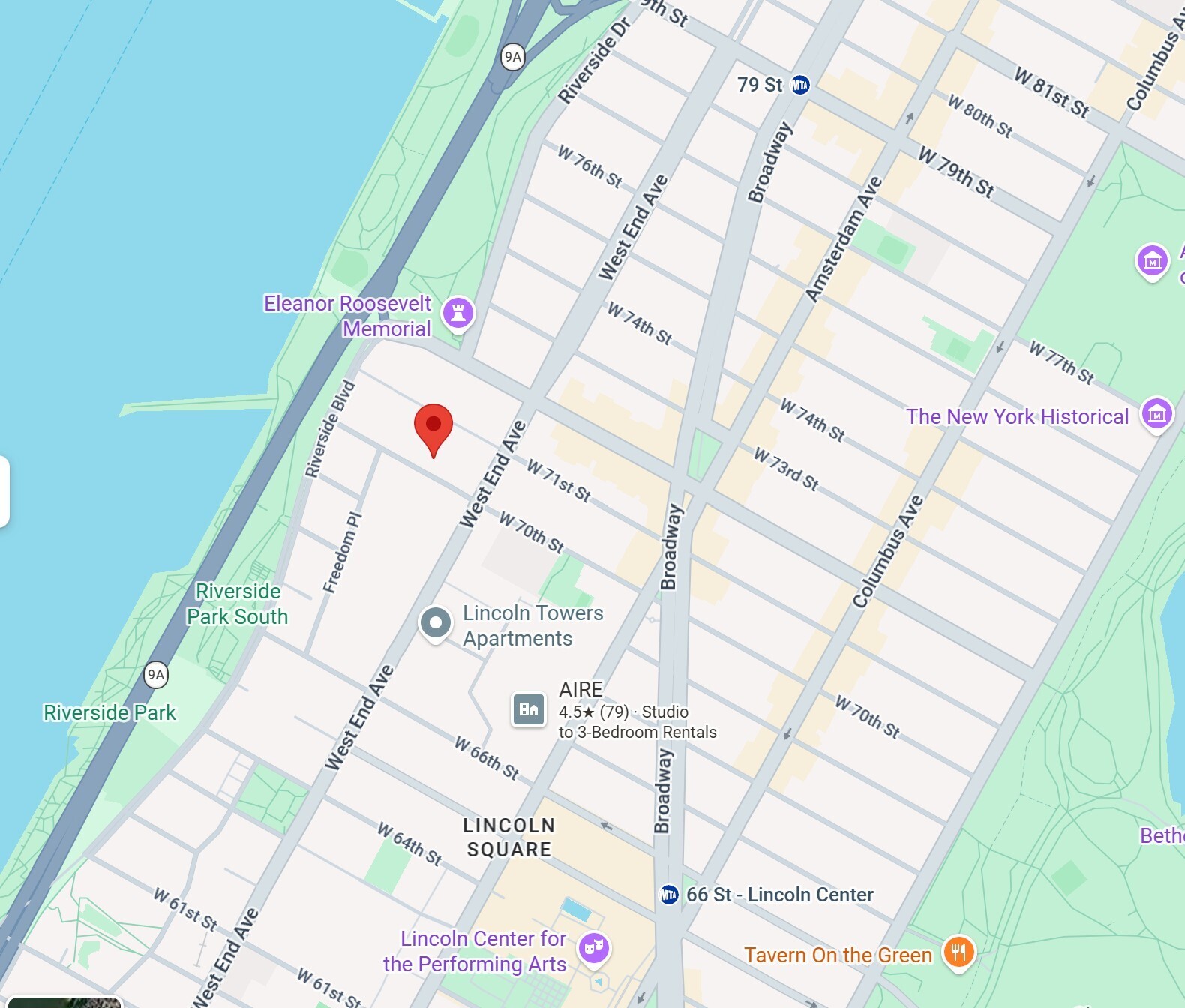 315 West 70th Street 14B2 Lincoln Square New York NY 10023