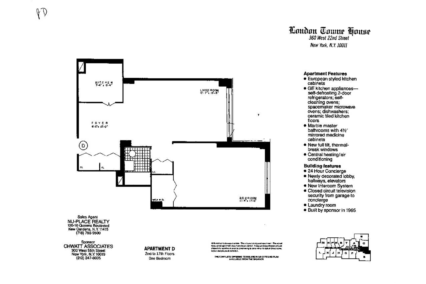 360 West 22nd Street 8D Chelsea New York NY 10011