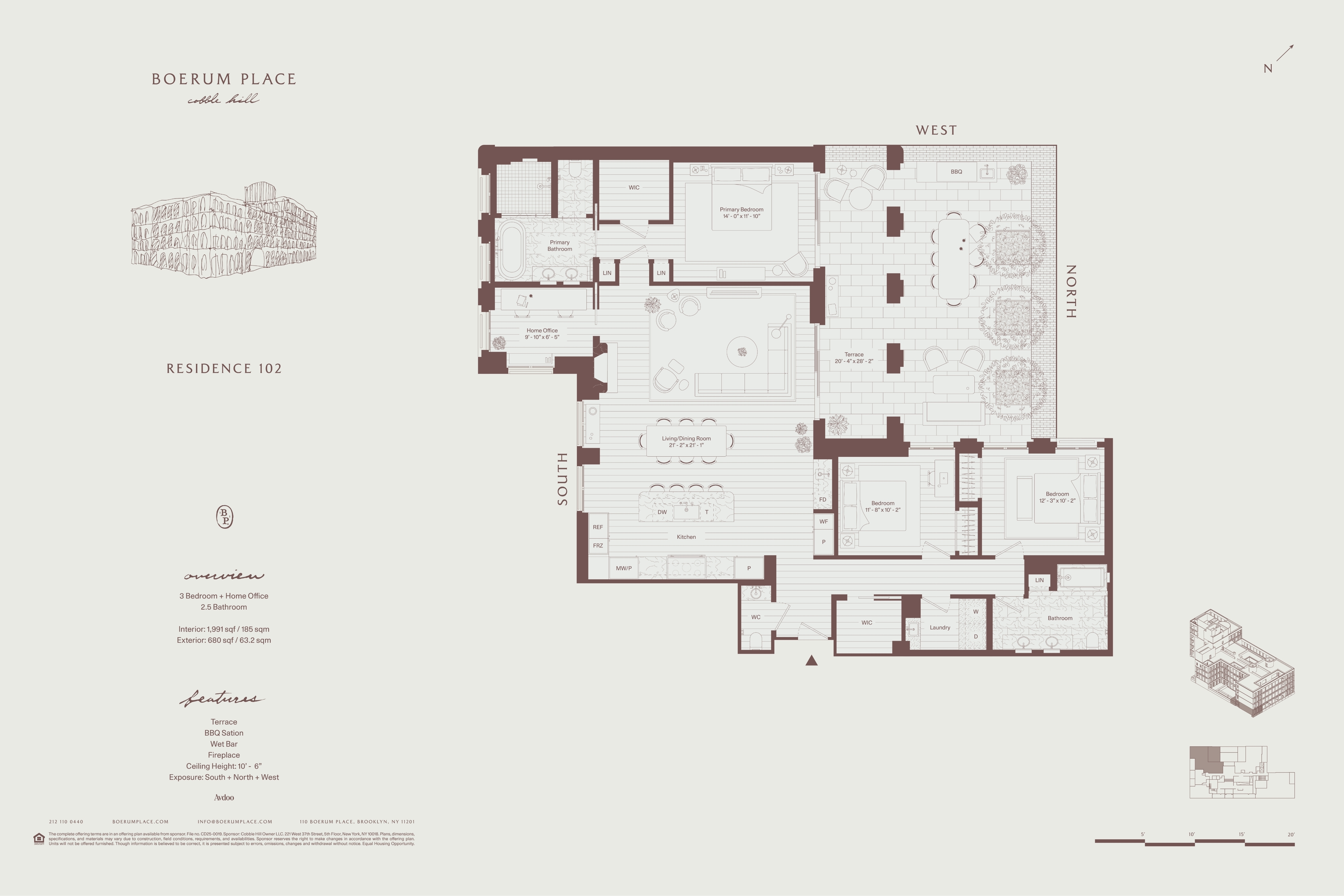 110 Boerum Place 102 Cobble Hill Brooklyn NY 11201