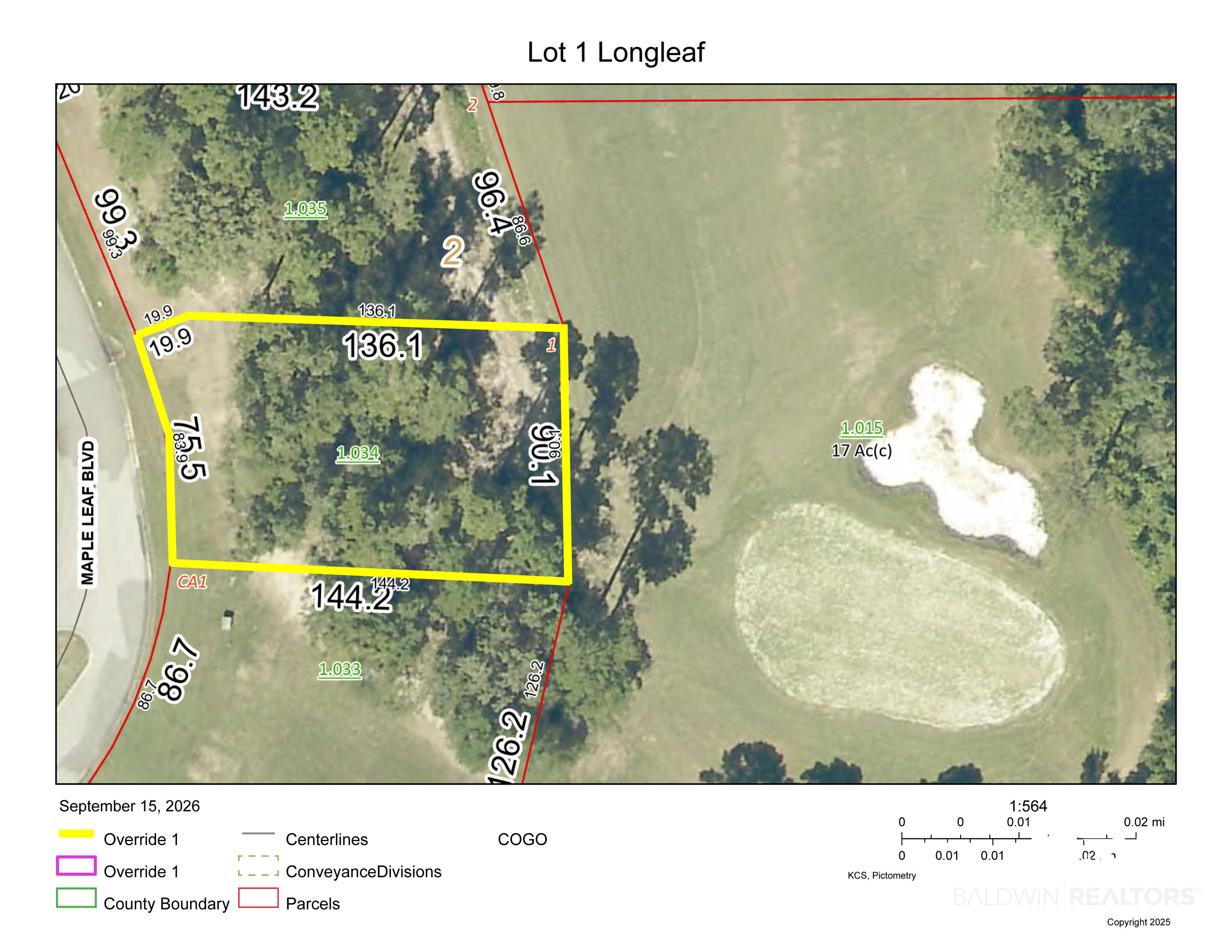 Photo 3 of Land for sale at 0 Maple Leaf Blvd #Lot 1, Spanish Fort, AL 36527 | MLS# 409410 | Listing updated on 2026-09-17