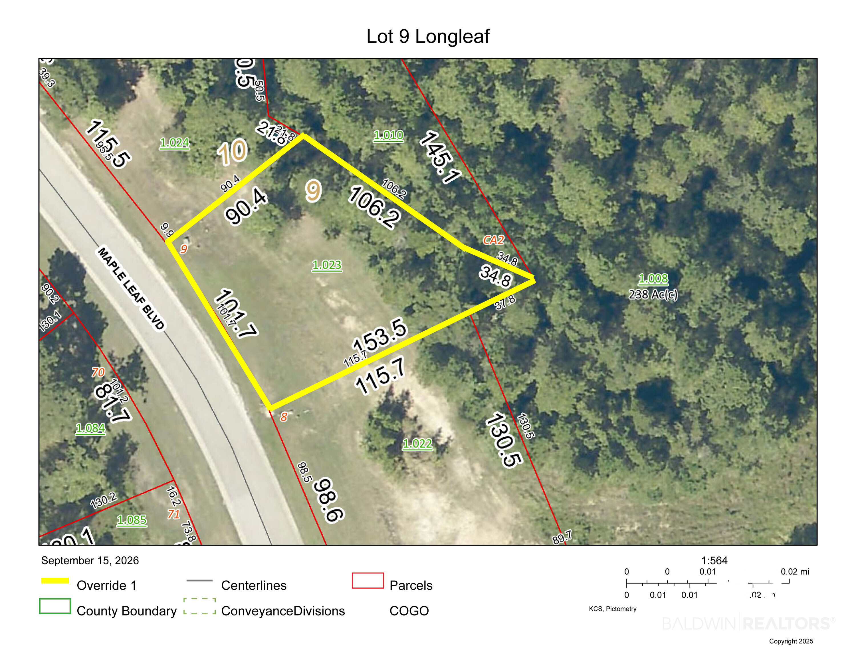 Photo 2 of Land for sale at 0 Maple Leaf Blvd #Lot 9, Spanish Fort, AL 36527 | MLS# 409248 | Listing updated on 2026-09-16