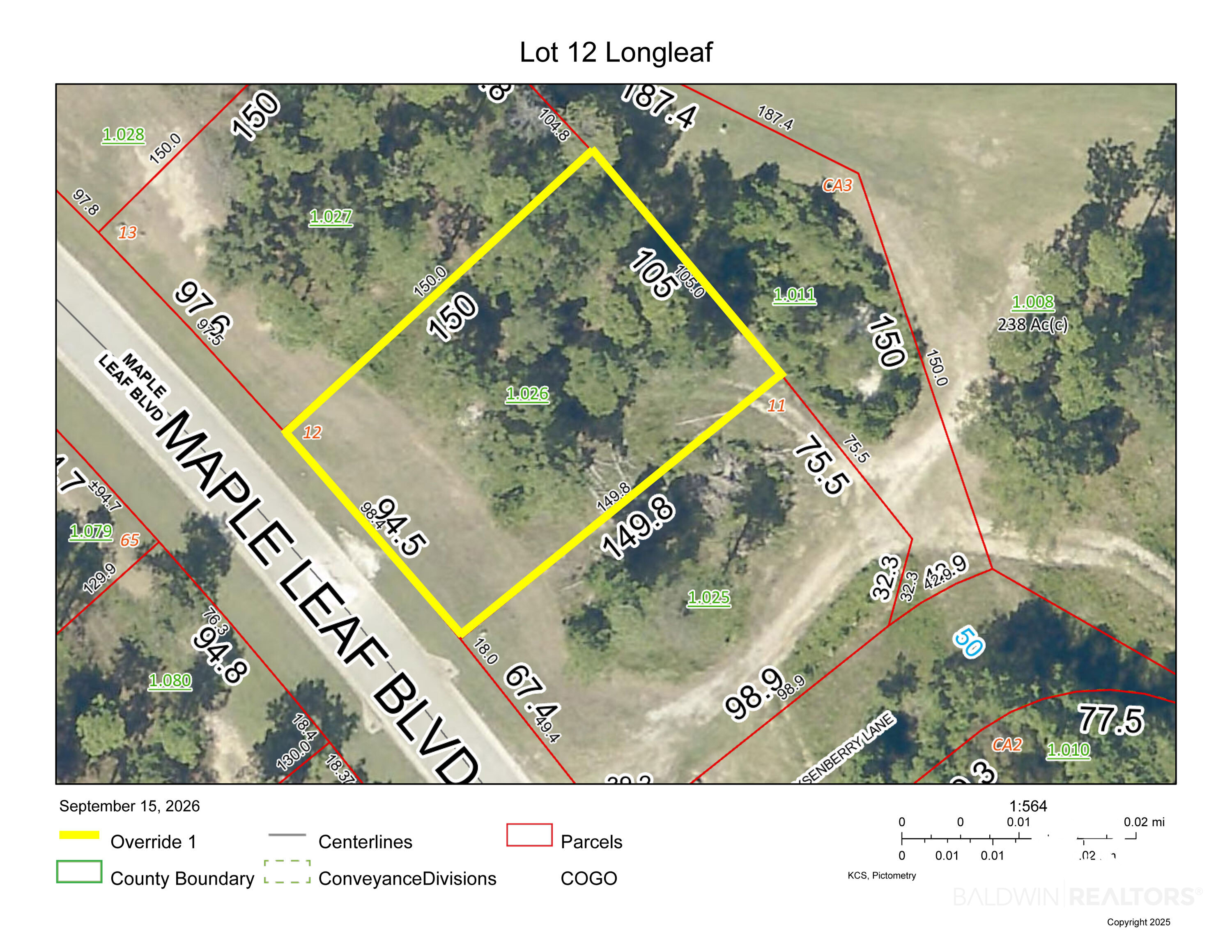 Photo 3 of Land for sale at 0 Maple Leaf Blvd #Lot 12, Spanish Fort, AL 36527 | MLS# 409557 | Listing updated on 2026-09-17