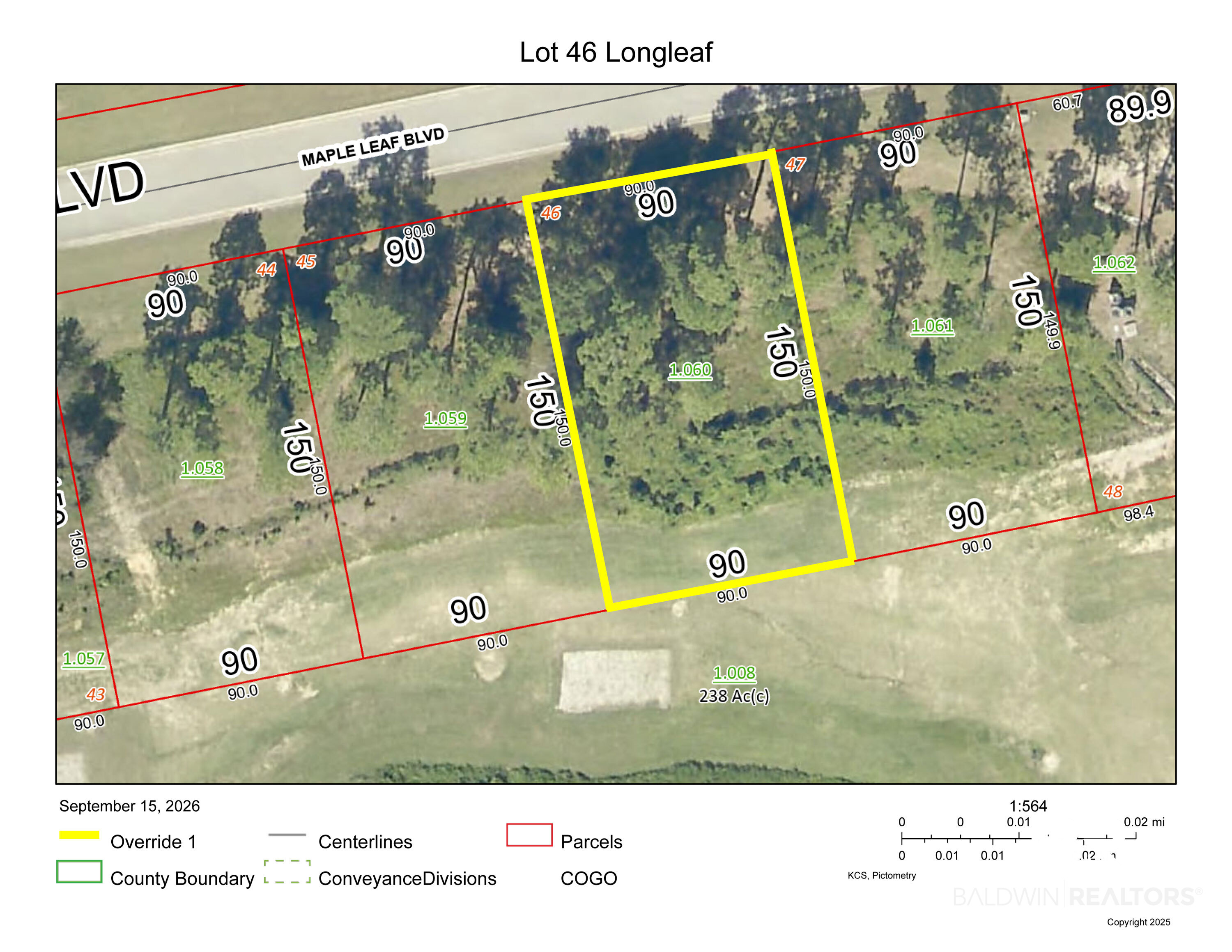 Photo 3 of Land for sale at 0 Maple Leaf Blvd #Lot 46, Spanish Fort, AL 36527 | MLS# 409779 | Listing updated on 2026-09-17