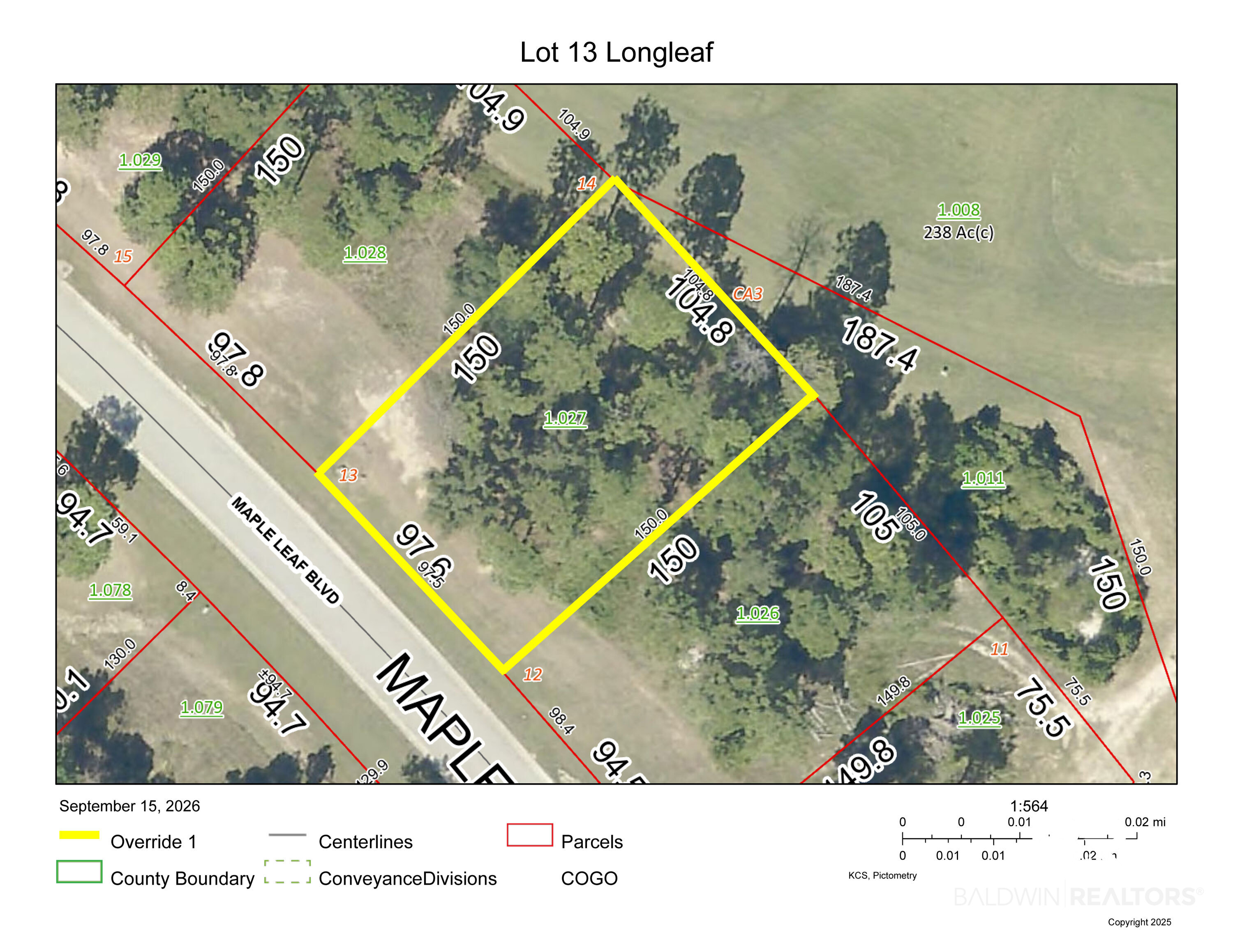 Photo 3 of Land for sale at 0 Maple Leaf Blvd #Lot 13, Spanish Fort, AL 36527 | MLS# 409560 | Listing updated on 2026-09-17
