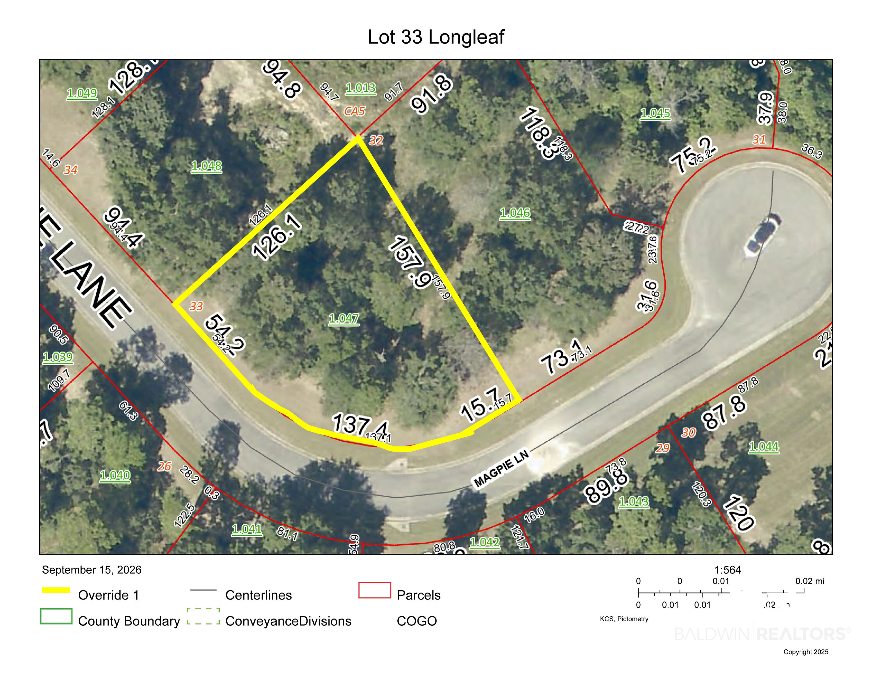Photo 3 of Land for sale at 0 Magpie Ln #Lot 33, Spanish Fort, AL 36527 | MLS# 409590 | Listing updated on 2026-09-17
