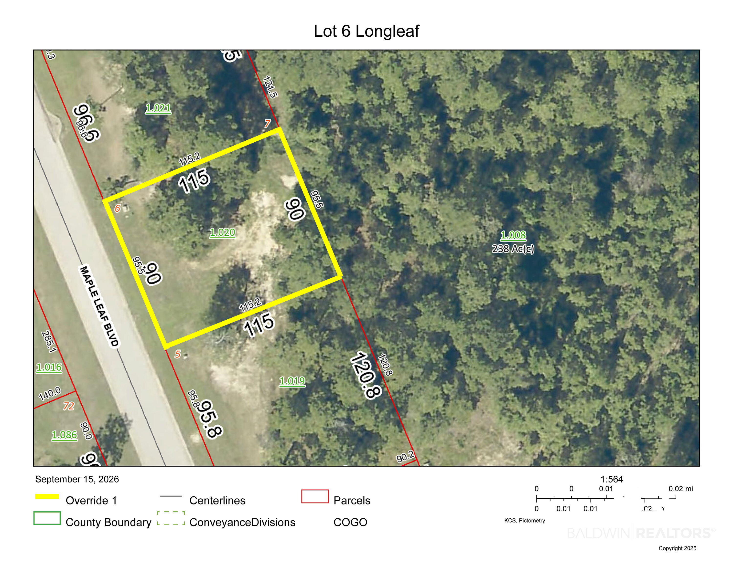 Photo 3 of Land for sale at 0 Maple Leaf Blvd #Lot 6, Spanish Fort, AL 36527 | MLS# 409252 | Listing updated on 2026-09-17