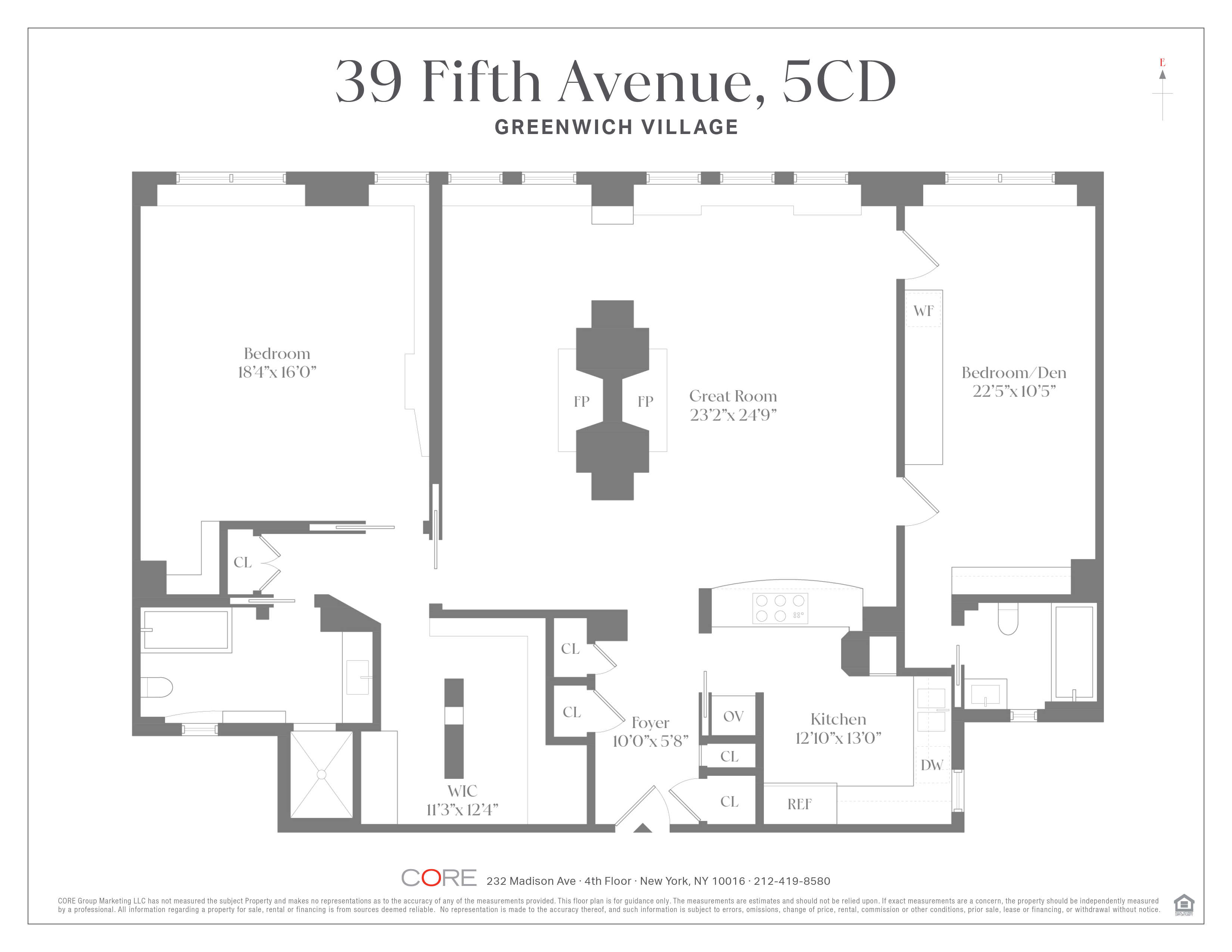 39 Fifth Avenue 5CD Greenwich Village New York NY 10003