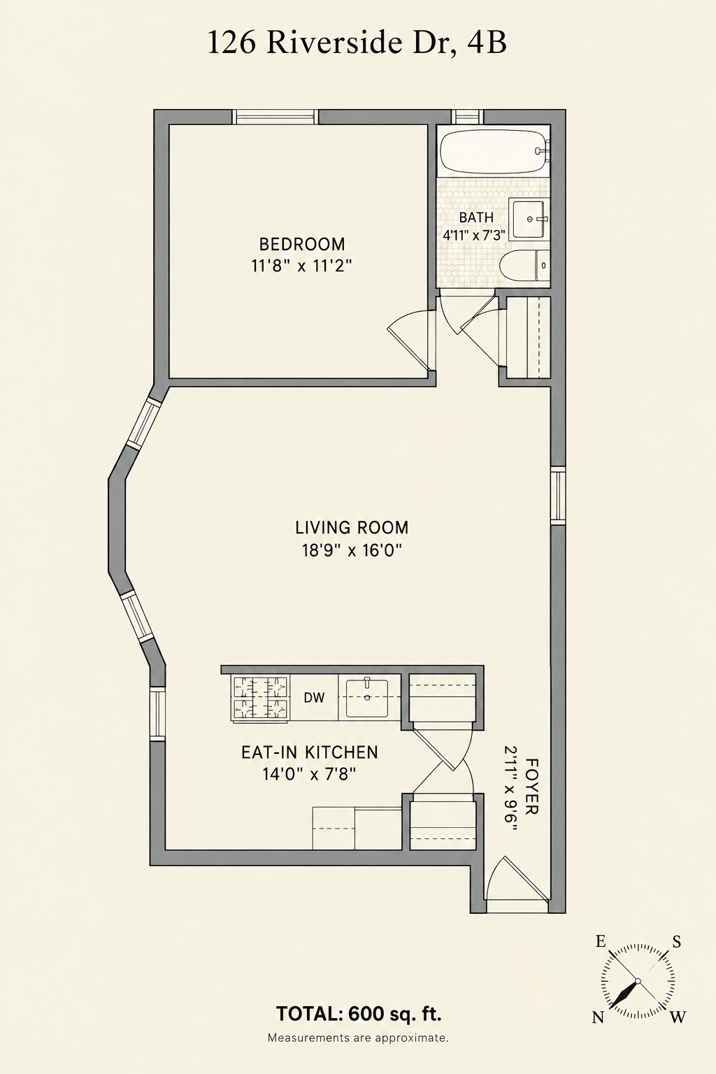 126 Riverside Drive 4B Upper West Side New York NY 10024