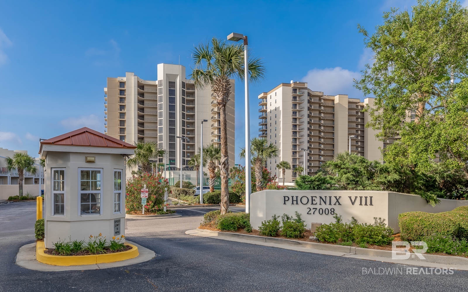 This is a Coming Soon Listing. Breathtaking Gulf & Perdido Pass views from this 14th level unit at Phoenix VIII! This 3 bedroom, 2 bath condo has 1,392 sq ft of living space and direct Gulf views from both the family room and the primary suite. The primary bedroom sits away from the other bedrooms and is truly a retreat  From direct access to the balcony, the spacious room size, and the nicely updated bathroom, there is so much to love. The floors were updated in 2023 with wood look tile throughout the entire unit!  Phoenix VIII is a LOW DENSITY 15-story building with 2 elevators, outdoor, indoor, and kiddie pools, exercise room, tennis/racquetball, pickleball, BBQ area, hot tub and guarded entry. The layout of this is open and easily allows the chef into conversations in the living room or maybe just take in the views.  The kitchen features granite countertops and stainless appliances.  For the guests, the extra bedrooms are a generous size with one easily accommodating two queen size beds.  That makes this 3 bedroom comfortable for up to 10 people.  Take a quick elevator ride downstairs and in a short walk your toes are in the sand!  Phoenix VIII is conveniently located in Orange Beach close to San Roc Cay, The Gulf, grocery stores, and much more dining.  See why this unit could be your perfect beach getaway!! Schedule your private showing today.