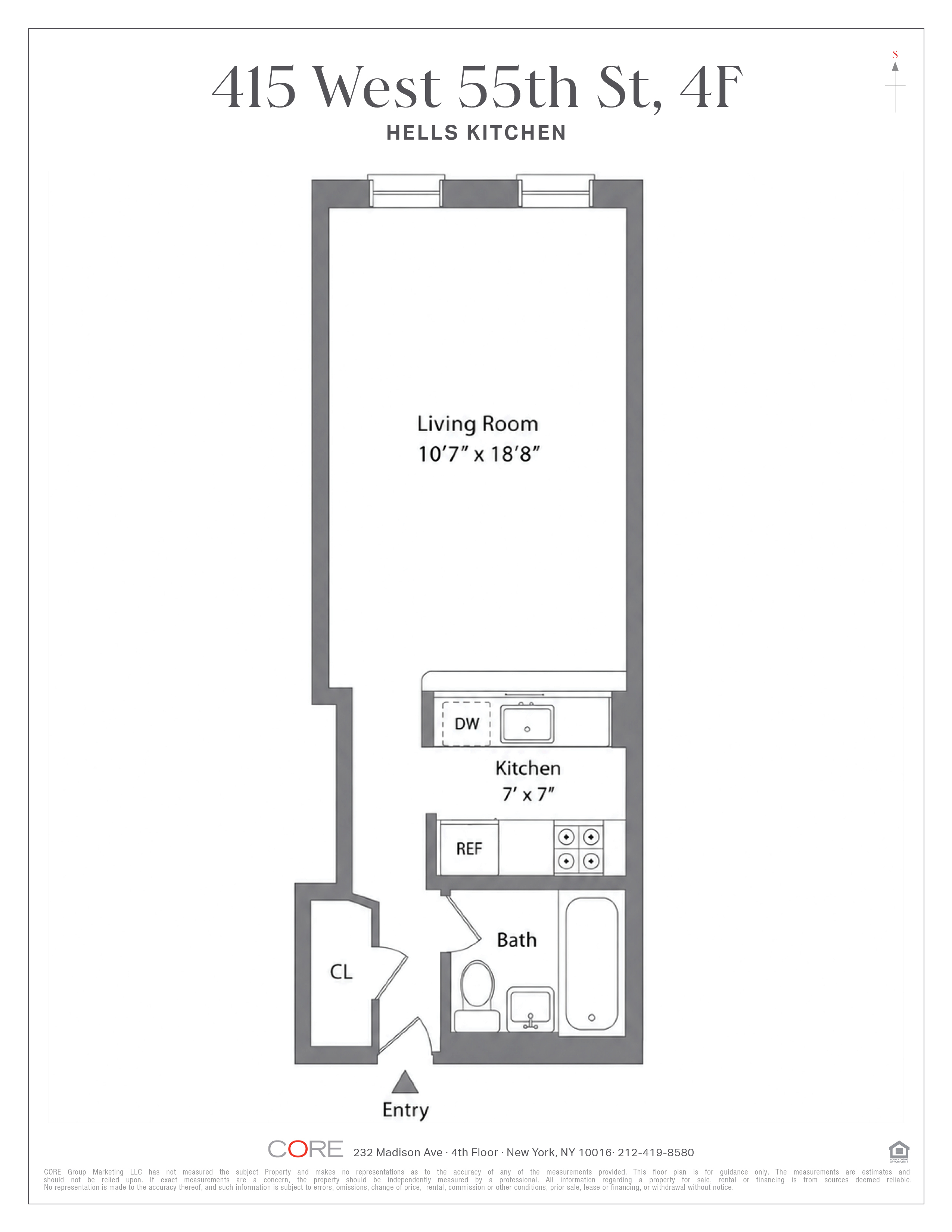 315 West 55th Street 4F Clinton New York NY 10019